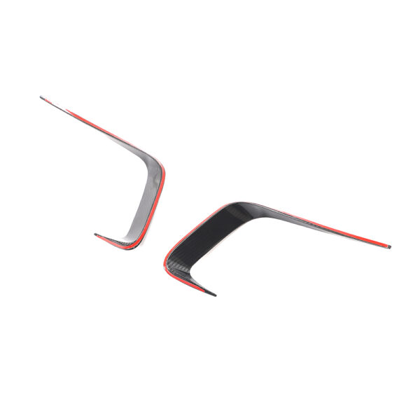 Second image of Car styling for BMW 3 Series G20 G28 2020 Trunk Rear fog lamp grille slats auto lights covers Stickers Carbon fiber Accessories